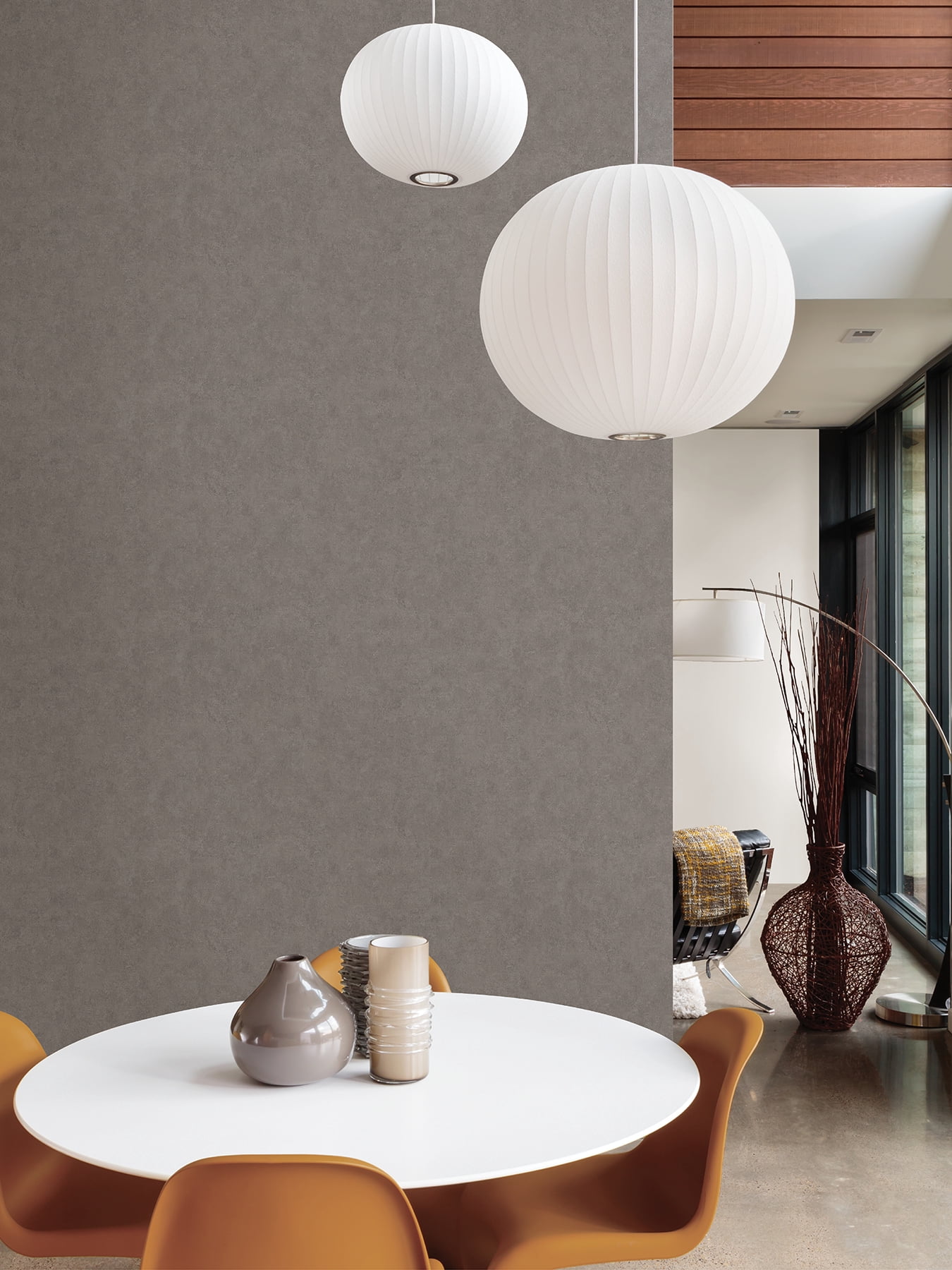 Advantage Ryu Dark Grey Cement Texture Wallpaper