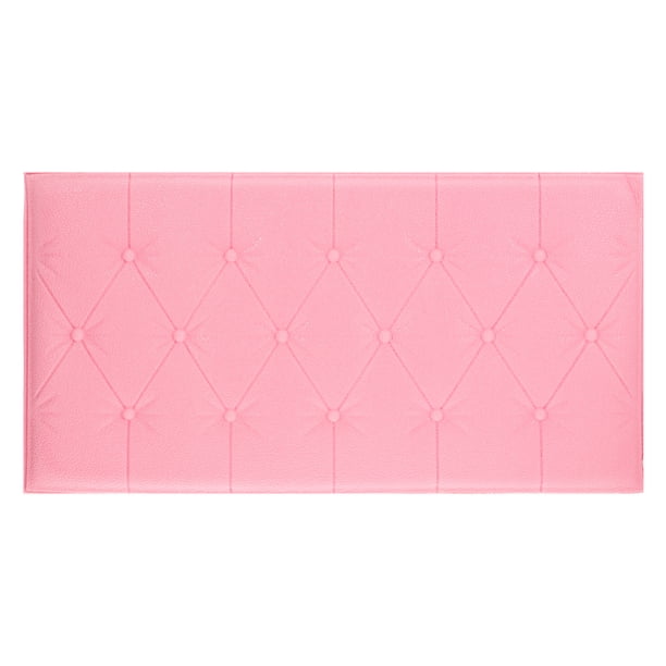 Pegatinas de pared 3D autoadhesivas para el fondo de la TV, decoración del hogar, sala de estar y dormitorio (rosa)