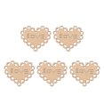 thumbnail image 1 of 5 Pcs Chips en Bois pour Point de Croix Cadeau DIY Pendentif Mini Planche de Point de Croix, 1 of 8