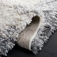 thumbnail image 5 of SAFAVIEH Fontana Shag Damion Camo Plush Area Rug, Ivory/Grey, 6'7" x 6'7" Round, 5 of 8