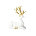 thumbnail image 3 of Kmbangi Home Ornament, Solid Color Elk Shaped Figurine Decorative Artware, 3 of 4