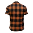 thumbnail image 6 of Miqool Western Shirts for Men Regular-Fit Short Sleeve Plaid Button Down Shirts Cowboy Casual Work Shirt, 6 of 9