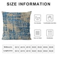 thumbnail image 5 of PRATYUS  Sparkling Geometric-Pattern Throw Decorative Pillow Cover Soft Gold Glitter Square Cushion Cover Pillowcase for Couch Bed and Chair, Navy Blue 18x18in, 5 of 5