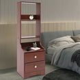 thumbnail image 6 of Modern Nightstand with 2 Drawers Tall Bed End Table Dresser Table for Bedroom, 6 of 14
