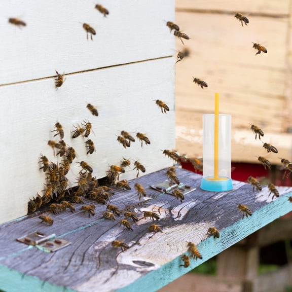 PAMINGONO 2-Pack Beekeeping Kit with Transparent Plastic Tools for Effective Bee Management and Hive Inspection