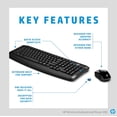 thumbnail image 3 of HP 300 Wireless Keyboard and Mouse 3ML04AA#ABL, 2.4 GHz wireless connection, Single USB Nano Receiver, Ultra-precise mouse, Ideal for Office Work, Black (2023 Latest Model), 3 of 5