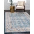 thumbnail image 2 of Unique Loom Color Bordered Traditional Area Rugs, Blue, 2 of 8