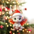 thumbnail image 3 of 1pc Christmas Acrylic Cute Baby Hanging Decorations for Tree Crafts and Festive Ornamentation, 3 of 6