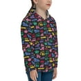 thumbnail image 5 of Kdxio Colorful Excavator Pattern Kids Boys Girls Zip Up Hoodie 3D Printed Hooded Sweatshirt Hoody Coat with Pocket 7-12 Y-Medium, 5 of 6