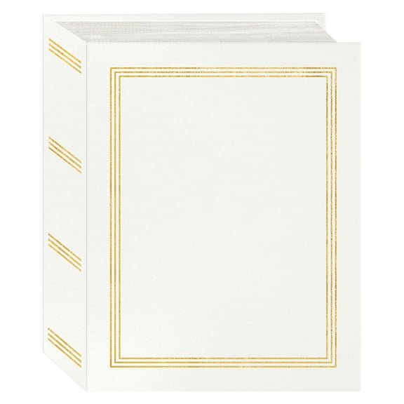 Pioneer 4x6 Mini Max White Photo Album 100 Pocket