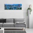 thumbnail image 6 of Epic Art 'Miami Citiscape' by Epic Portfolio, Acrylic Glass Wall Art, 48"x16", 6 of 8