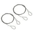 thumbnail image 1 of Unique Bargains Stainless Steel Cable, 2 Pack PVC Coated 1/16' Wire Rope for Deck Railing 3.3ft, 1 of 4