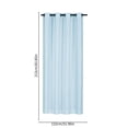 thumbnail image 3 of HAOAN Rideau Extérieur pour Patio Beige Aspect Lin Semi-Transparent Rideaux Imperméables Filtrant la Lumière Voile à Illets pour Pergola Balcon Piscine Intérieur W52 x L84, 3 of 7
