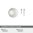 thumbnail image 4 of Amerock Ballard 1 inch (25mm) Diameter Polished Nickel Cabinet Knob, 4 of 6
