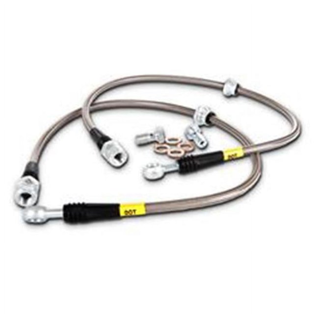 Centric Parts CEN950.45005 Stainless Steel Stoptech Brake Line Kit for 2008-2010 Mazda Rx-8