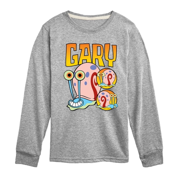 SpongeBob SquarePants - Gary The Snail - Toddler & Youth Long Sleeve Graphic T-Shirt