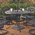thumbnail image 1 of Home Styles Table de Salle à Manger Ronde d'Extérieur en Noir-48" de Diamètre, 1 of 7