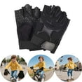 thumbnail image 4 of Gelikeya Kids Biking Gloves Size 6-12 Black, Outerwear Boys' Fashion Hiking Gloves Black 6-12 Years, 4 of 5