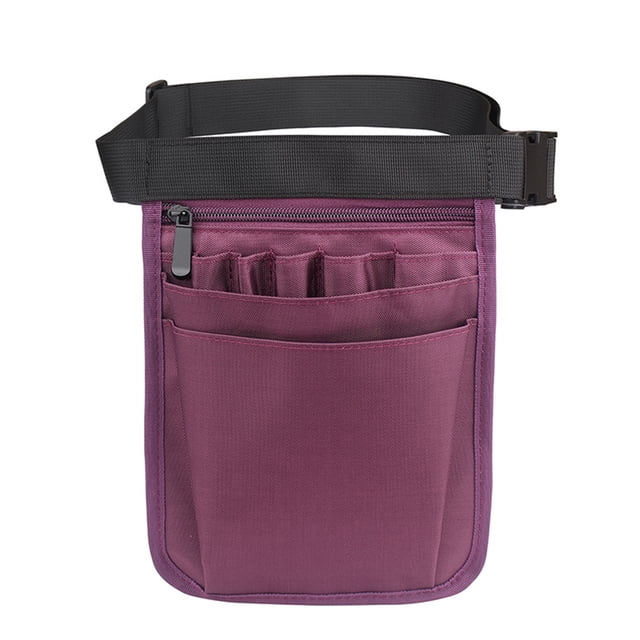 Enfermera para mujeres y hombres Organizador de enfermeras con múltiples compartimentos Bolsa de cadera para equipo médico utilitario