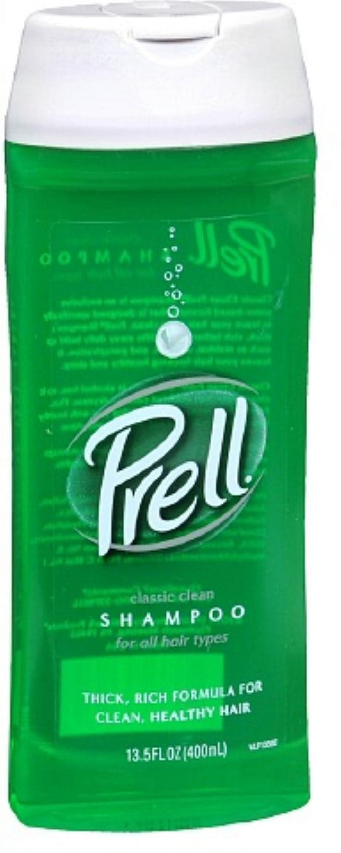 (6 pack) Prell Classic Clean Shampoo for All Hair Types, 13.5 fl oz (Pack of 4)