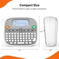thumbnail image 4 of Rongta Label Maker Machine with Tape, Label Maker Waterproof with QWERTY Keyboard, TM95 12mm Portable Labeler  with 1 Tape for Home Organization, Office or School Supplier , White, 4 of 7