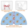 thumbnail image 4 of Picia Corgi Dog Print Christmas Tree Skirt , Christmas Tree Skirt Ornaments for Merry Christmas Holiday Party Decorations Indoor Outdoor-36", 4 of 7