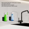 thumbnail image 4 of Suodoka 2 Pcs Spray Can Holder Wall Mount Space Saving Iron Spray Bottle Storage Rack 4.72 in / 12 cm, 4 of 9