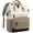 White-khaki, variant on Laptop Backpack for Women, 15.6 Inch Work Business Backpacks Purse with USB Port, Large Capacity Nurse Bag College Bookbag for School, Waterproof Casual Daypack for Travel