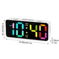 thumbnail image 2 of BallsFHK Cadmos Small Super Loud Alarm Clock For Bedrooms,Plug In Digital Alarm Clocks With Large RGB Colorful Display,Alarms,Dimmer,Ok To Wake Up For Heavy Sleepers, 2 of 2