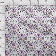 thumbnail image 3 of oneOone Georgette Viscose Green Fabric Abstract Circle Fabric For Sewing Printed Craft Fabric By The Yard 42 Inch Wide, 3 of 4