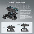 thumbnail image 3 of SmallRig Universal Height-Adjustable Mount Plate Kit for Arca-Swiss, Baseplate with 15mm Rod Clamp, Supports Vertical and Horizontal Filming, Compatible with DJI RS Series - 4233, 3 of 9