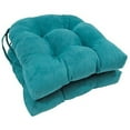 thumbnail image 2 of Coussins de Chaise en Microsuède Solide de 16 Pouces en Forme de U (Ensemble de 2), 2 of 4
