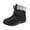 Black, variant on Jsaierl Snow Boots for Women Winter Boot with Comfortable Warm Faux Fur Lined Ankle Booties Outdoor Slip On Waterproof Short Boots