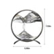thumbnail image 4 of Cuadro de arena en movimiento con marco redondo de cristal, escena de arena marina con movimiento líquido, ideal para decorar el hogar, la oficina o la estantería (50 ml)., 4 of 7