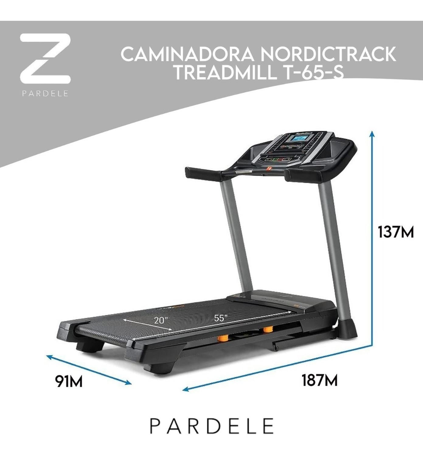 Caminadora Nordictrack Electrica Plegable Corredora Gym T65s NordicTrack 6.5 S Walmart en linea