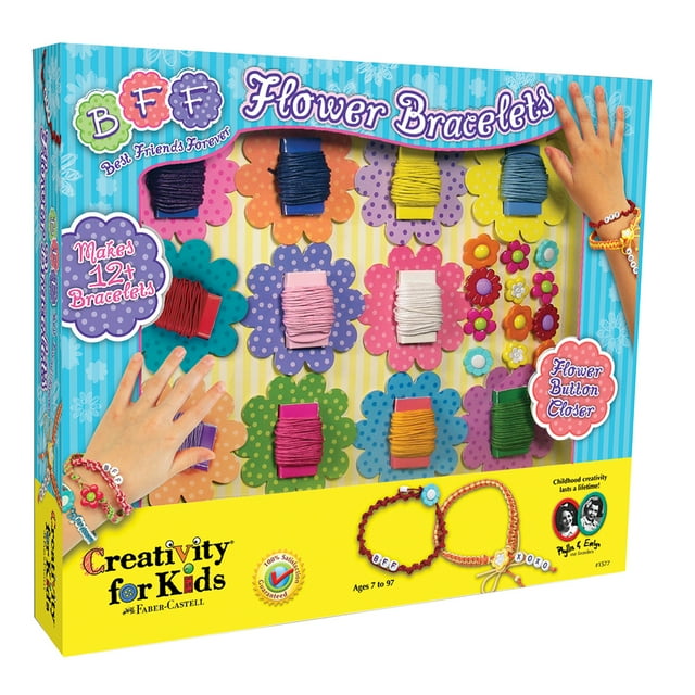 Juego de Pulseras de flores Creativity for kids CFK-1577