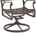 thumbnail image 4 of Homestyles Sanibel Aluminum Outdoor Swivel Rocking Chair in Bronze, 4 of 7