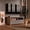 Grey, variant on Handcrafted Solid Oak TV Stand Entertainment Center - Elegant Gray Media Console with Spacious Storage Drawers & Open Shelves - Sturdy Wood Cabinet Fits TVs up to 55 Inches