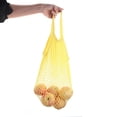 thumbnail image 4 of Portable Cotton Shopping Mesh Bag Ecology Reusable Short Handle Grocery Bags, 4 of 9