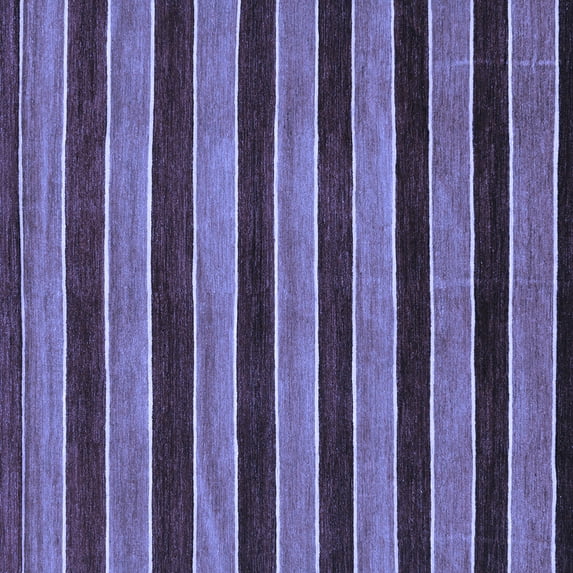Ahgly Company Indoor Square Abstract Blue Modern Area Rugs, 6' Square
