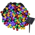 thumbnail image 1 of 22M Luces de hadas solares 200 LED 8 luces de cadena Ideal para fiestas, bodas, cumpleaños y jardín al aire libre (multicolor) Vhermosa GX-142-4, 1 of 5