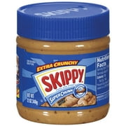 Skippy Super Chunk Extra Crunchy Peanut Butter, 12 oz