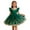 B-63Green1, variant on MEZZALL Elegant Party Dress For Girls Holiday Celebration Gown Formal Evening Attire Festive Green Tutu Outfit Wear Toddler Kid Child Youth Long Sleeve O-Neck Festival Sundress Versatile