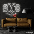thumbnail image 3 of Craftnamesign Good Mood Neon Sign, Bedroom Decor, Smile Face LED Sign, 3 of 4