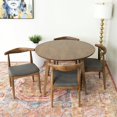 thumbnail image 4 of Eris Modern Solid Wood Walnut Dining Room & Kitchen Table and Chairs for 4, 4 of 6