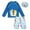 Blue-i, variant on Toddler Boys Swim Suit Rash Guard Animal Prints Long Sleeve Swim Shirts with Swim Trunks Bathing Suit Snug Fit Swimsuit Kids Swimwear Swimming Lessons (Blue-j,2-3 Years)