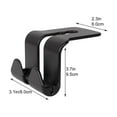 thumbnail image 2 of Shisuyan Auto Hooks Abs Material 4Set For Car Organization 3.7X3.1in, 2 of 8