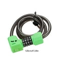 thumbnail image 3 of ddioayh Clearance Bicycle Lock Password Lock Portable Bike Lock Mountain Bike Avoid Theft Lock Steel Cable Lock, 3 of 6