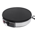 thumbnail image 1 of Snap up Machine, Stove with LED Indicator, Adjustable Temperature Control and Wooden Spatula for Pancakes, Omelets, Bacon, Food Stands, Cafeterias Cafeteria, 1 of 7