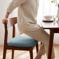 thumbnail image 5 of Stretch Dining Chair Seat Covers Elastic Scratch Resistant Dustproof Chair Cushion Slipcover for Kitchen Dining Room Restaurant Seat Protector, 5 of 6